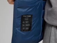 Стеганый пуховик с натуральным пухом