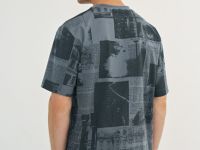 Футболка с принтом, Серый