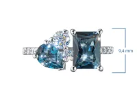 Кольцо из белого золота с и топазами э4771кц06250360_white