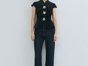 Бархатный жилет, Черный