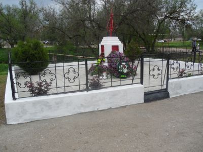 Братская могила красных партизан, погибших в годы гражданской войны