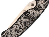 Складной нож Steelclaw "Крыса" Змея, сталь VG10, рукоять алюминий