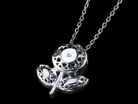 Классическая подвеска из серебра э0612пд04202937_white