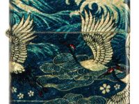 Зажигалка ZIPPO Eastern с покрытием 540 Tumbled Brass, латунь/сталь, зеленая