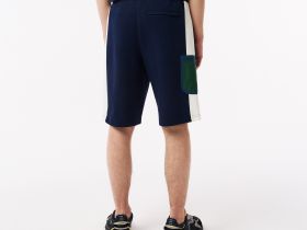 Мужские шорты Lacoste колор-блок