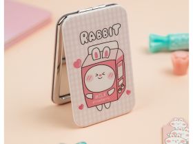 Зеркальце карманное складное MESHU "Milk rabbit"