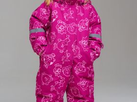 Комбинезон детский текстильный с полиуретановым покрытием для девочек