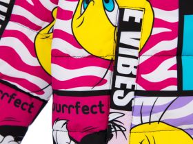 Куртка текстильная с полиуретановым покрытием для девочек