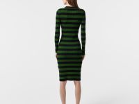 Эластичное платье Lacoste в полоску