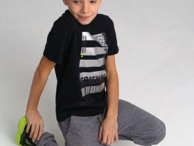 Бейсболка с прямым козырьком для мальчика