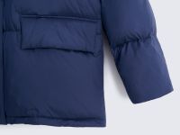 Пуховик со съемным капюшоном