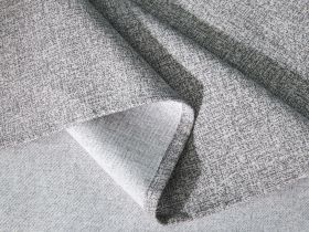 Скатерть-дорожка Fogliame, серая