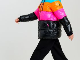 Куртка текстильная с полиуретановым покрытием для девочек