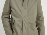 Утепленная куртка с вельветовым воротником