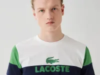 Мужская футболка Lacoste Slim Fit с круглым вырезом