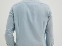 Рубашка из хлопка полуприлегающего силуэта