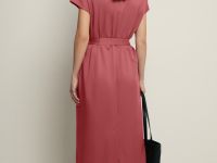 Платье без рукавов из тенселя