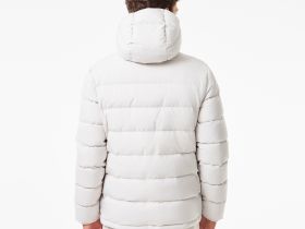 Мужская куртка-бомбер Lacoste на молнии из хлопка