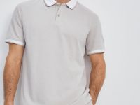 Поло с контрастной отделкой