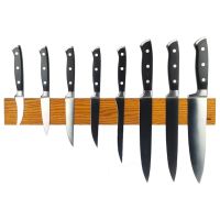 Настенный держатель магнитный для 8 ножей Woodinhome KS010SON, дуб