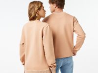 Хлопковый свитшот Lacoste унисекс