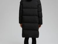 Длинный пуховик с натуральным пухом