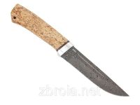 Нож АиР "Бекас", сталь ZD 0803, рукоять карельская береза, алюминий