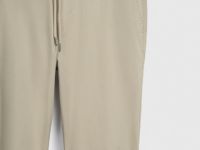 Джоггеры из тонкого твила, Бежевый