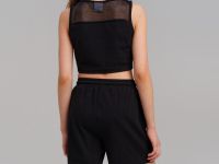 Комплект трикотажный для девочек: топ, шорты