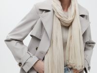 Палантин с добавлением хлопка