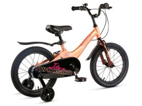 Детский велосипед Maxiscoo Jazz Стандарт Плюс 16, год 2025, цвет Оранжевый