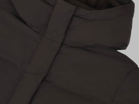 Длинный пуховик с натуральным пухом