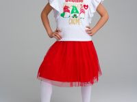 Фуфайка трикотажная для девочек (футболка)