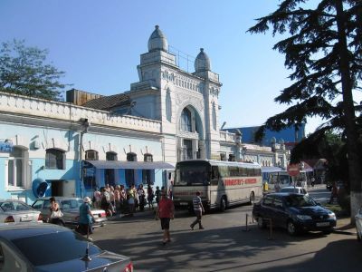 Памятное место, где 16 ноября 1917 г. в г. Туапсе впервые в крае была провозглашена Советская власть