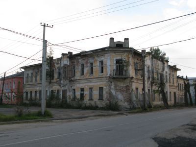 Дом, в котором с 1917 г. находился Совет рабочих, солдатских и крестьянских депутатов Макарьевского уезда. Земская управа