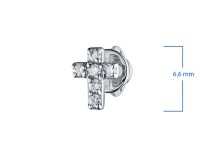 Пусеты из серебра э0612пс08194070