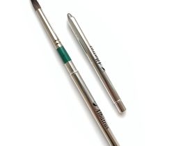 Кисть имитация белки №3 круглая Альбатрос, в футляре