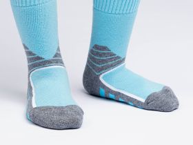 Термоноски трикотажные для девочек (низкие махровые)