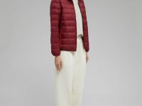 Стеганый пуховик с натуральным пухом