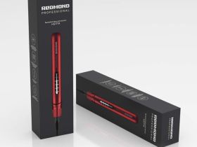 Выпрямитель для волос REDMOND HS1714 (красный)