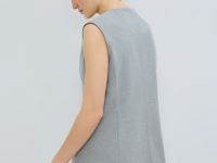 Жилет из поливискозы, Серый