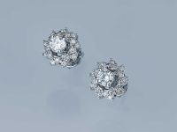 Пусеты из белого золота э0912пс11190200_white