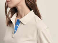 Поло с контрастной отделкой