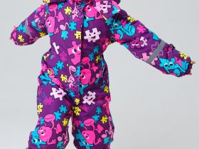 Комбинезон текстильный с полиуретановым покрытием для девочек