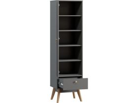 Распашной шкаф Торвалль 1.1-50x185 Графитовый