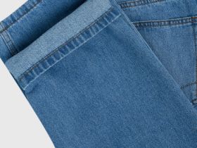 Базовые прямые джинсы, Голубой