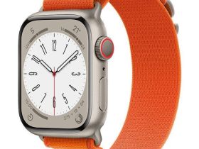 Ремешок Mutural Watch Band Alpine Loopback Series для Apple Watch 42/44/45/49mm (Orange)