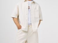 Шорты-бермуды, Белый