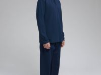 Поло из хлопка пике с длинным рукавом