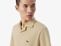 Мужское хлопковое поло Lacoste из смеси льна